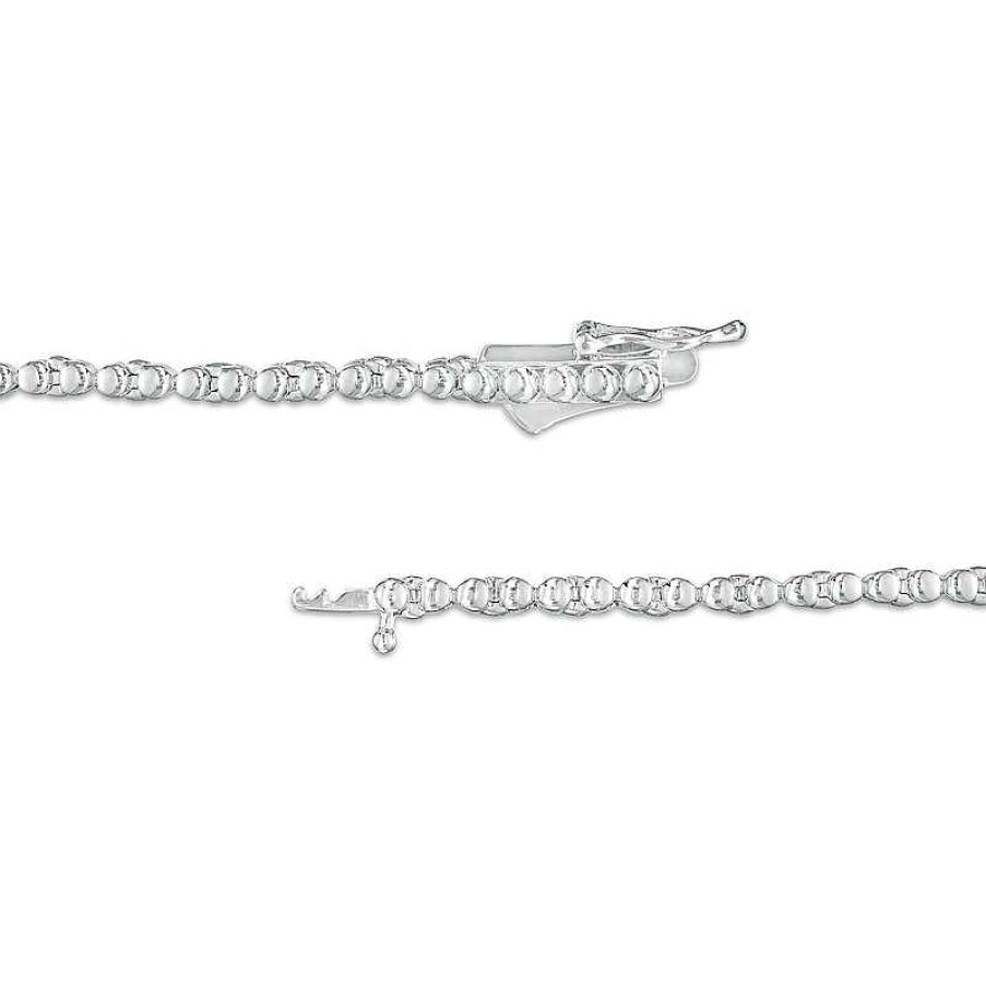 Zales 4 Ct. T.W. Certified Lab-Created Diamond Graduated Riviera Necklace In 10K White Gold (F/Si2) 17" Necklaces