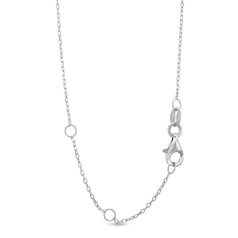 Zales 2 Ct. T.W. Pear-Shaped And Round Certified Lab-Created Diamond Toi Et Moi Necklace In 14K White Gold (F/Vs2) Necklaces