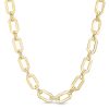 Zales Italian Gold 15.0Mm Cheval Link Chain Necklace In Hollow 14K Gold - 17" Necklaces